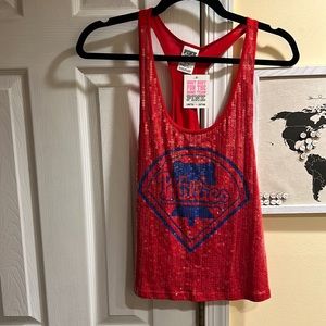 Victoria’s Secret Pink! New w/ Tags Phillies Tank Top Size Medium!